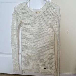 Hollister white/cream sweater. Size XS